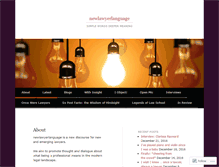 Tablet Screenshot of newlawyerlanguage.com